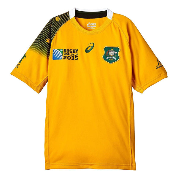 ASICS Australia Wallabies RWC Kids Home Rugby Shirt