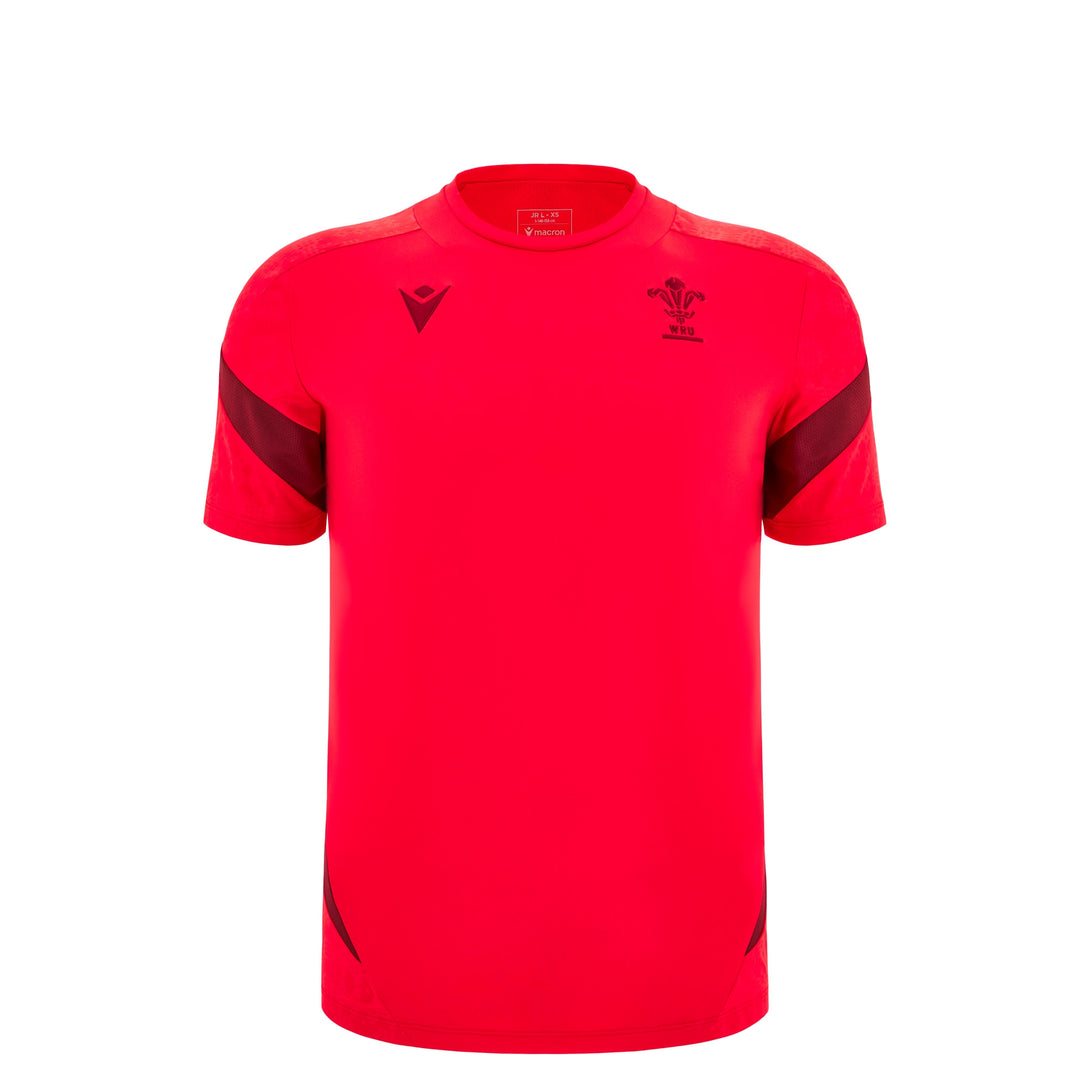 Macron Wales WRU 2025/26 Kids Players Training T-Shirt