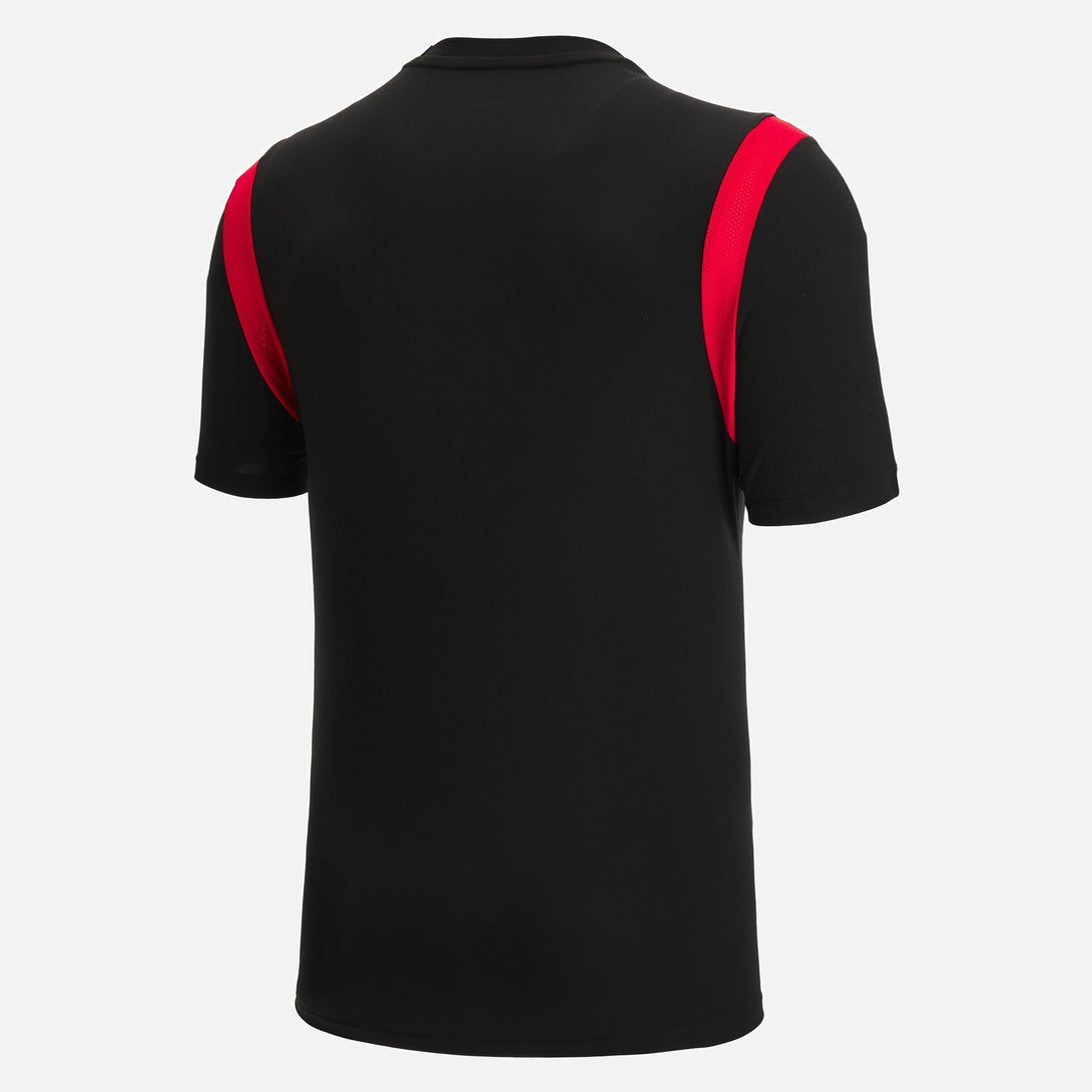 Macron Cardiff Rugby Mens Warm Up Poly Dry T-Shirt