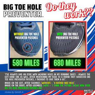 Brit Patch Big Toe Hole Preventer