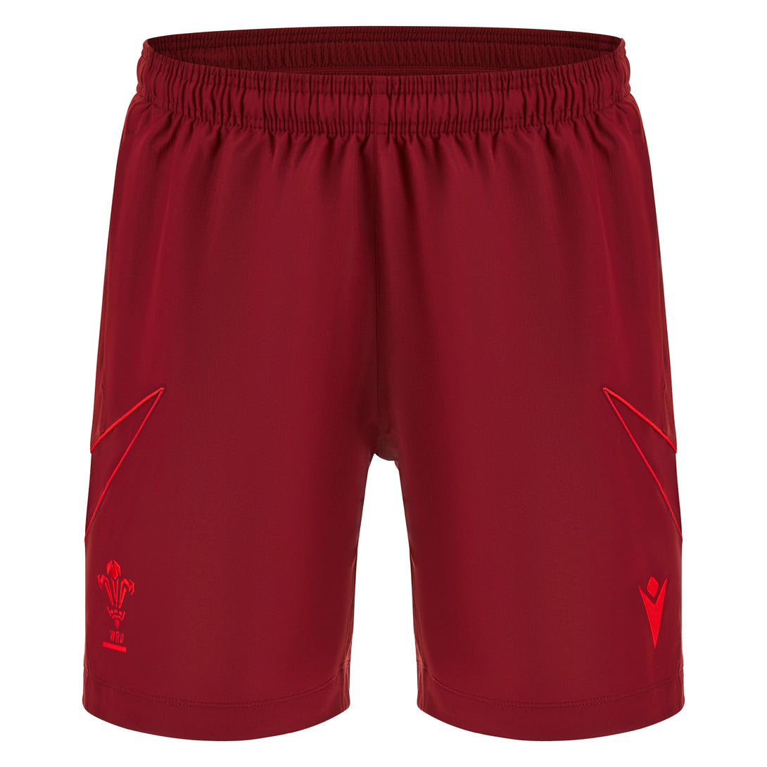 Macron Wales WRU 2025/26 Mens Travel Bermuda Shorts