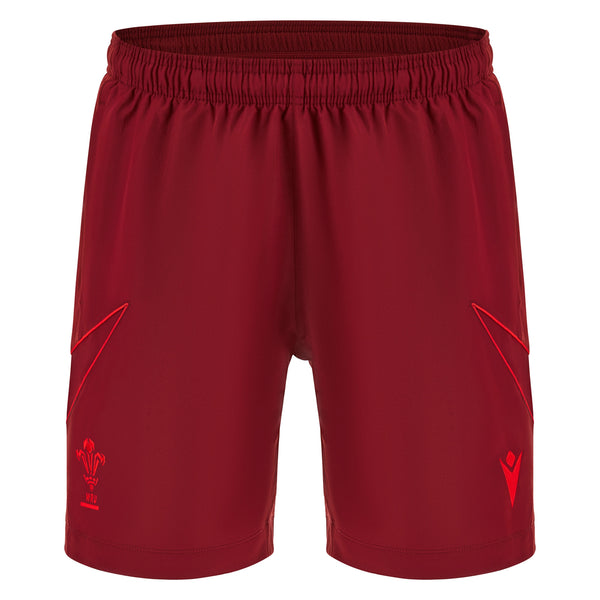 Macron Wales WRU 2025/26 Mens Travel Bermuda Shorts
