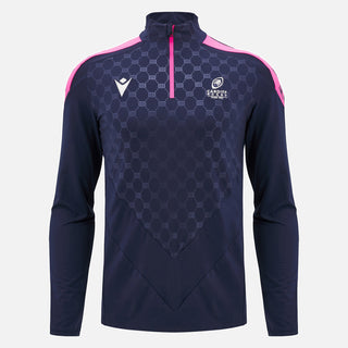 Macron Cardiff Rugby 2024/25 Mens Heavy Training 1/4 Zip Top