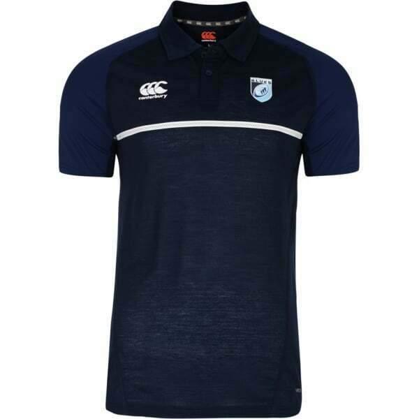 CCC Cardiff Blues Dry Polo Mens Navy