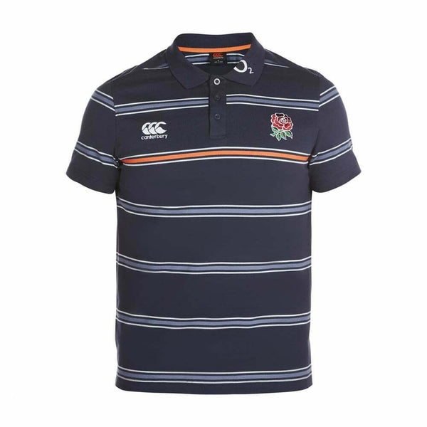 CCC England 2016 Cotton Jersey Stripe Polo