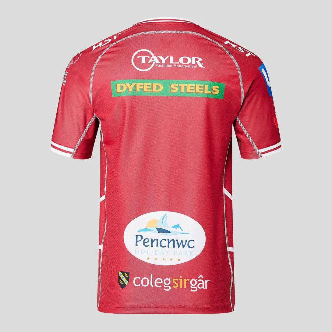 Castore Scarlets Mens Home Rugby Shirt