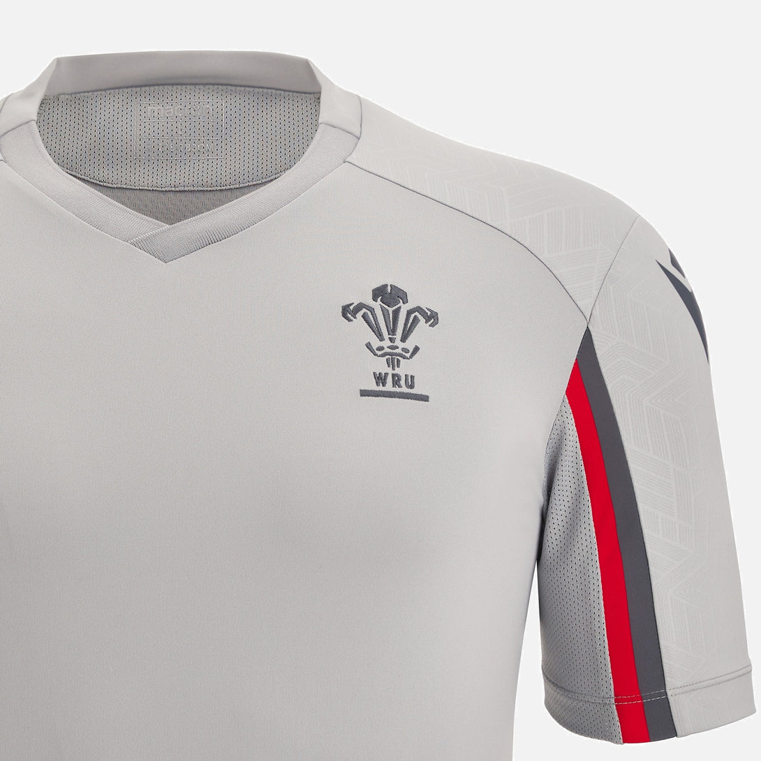 Macron Wales Official WRU 22/23 Mens Player Training Shirt