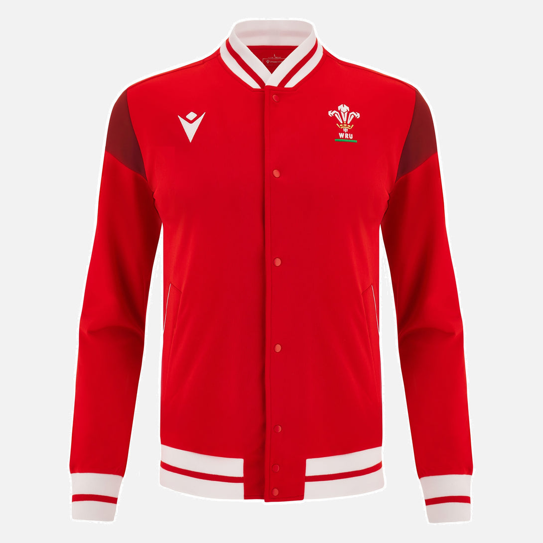 Macron Adults Wales WRU 23/24 6 Nations Anthem Jacket