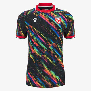 Macron Gloucester Rugby 2025/26 Mens Training Rugby Shirt