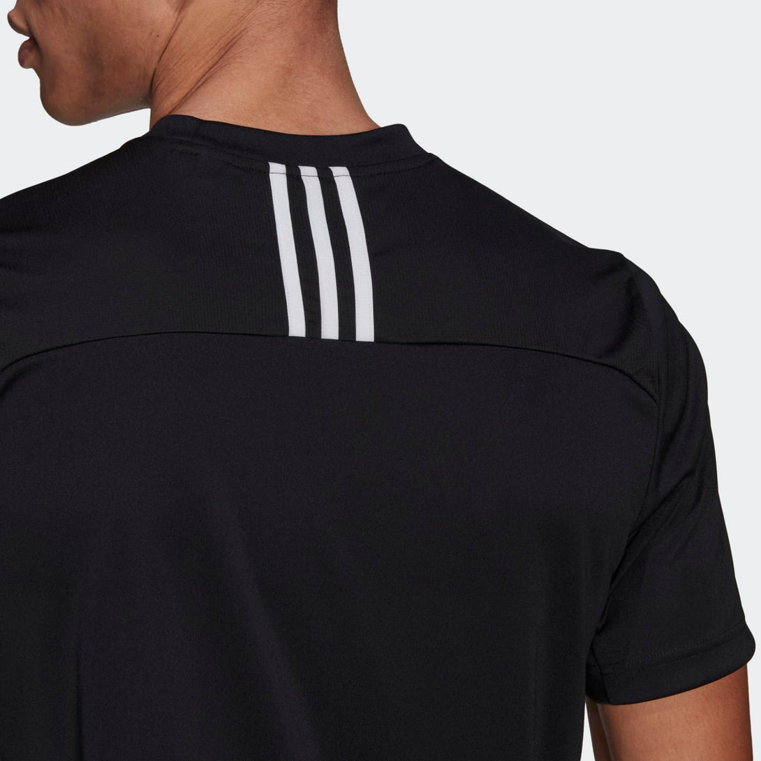 Adidas Adults Designed to Move Sport 3-Stripes Tee