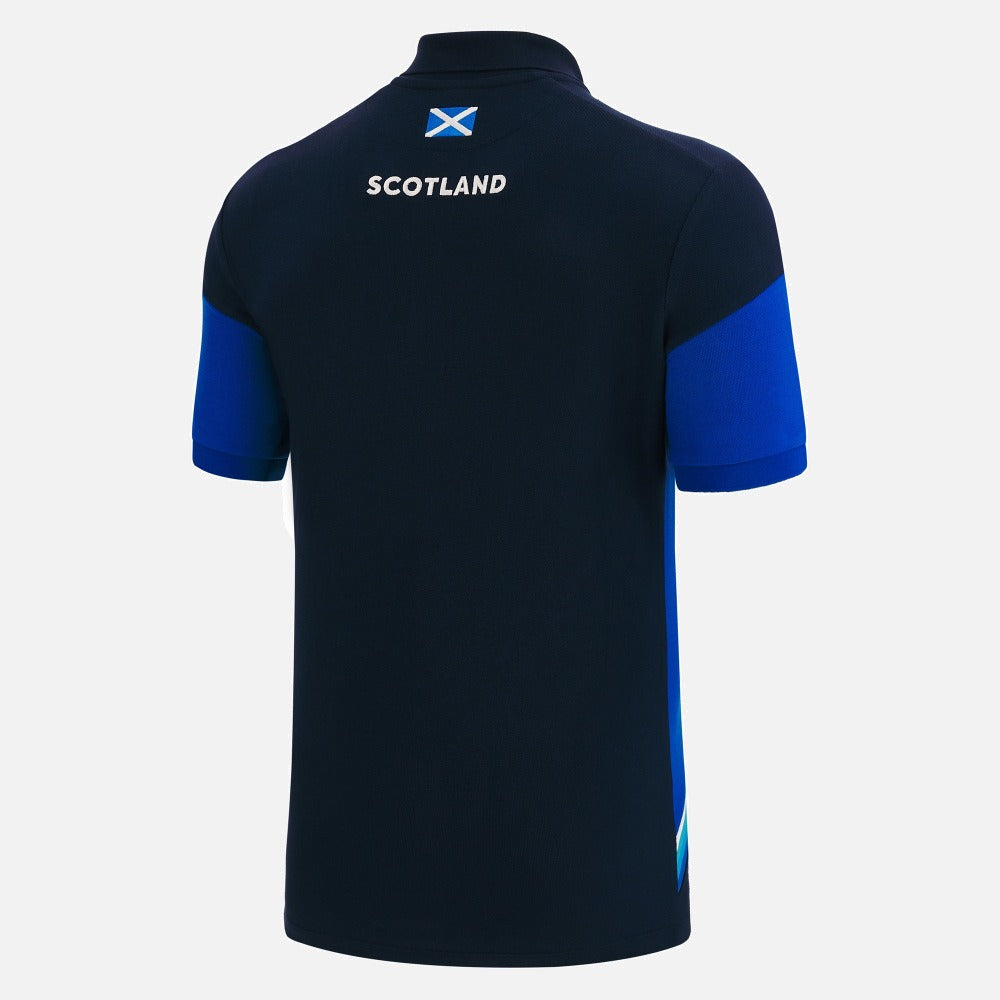 Macron Scotland Mens Cottonpoly Player Polo