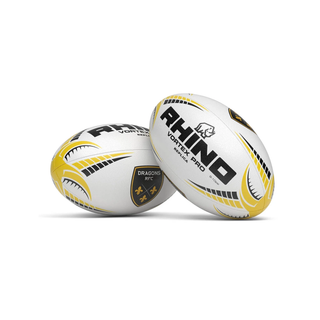Rhino Dragons RFC 2026 Vortex Pro Rugby Ball