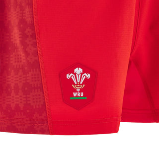 Macron Wales WRU 2025/26 Kids Home Rugby Shorts