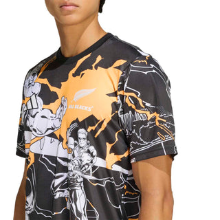 adidas All Blacks Mens Marvel Captains Run Rugby Shirt