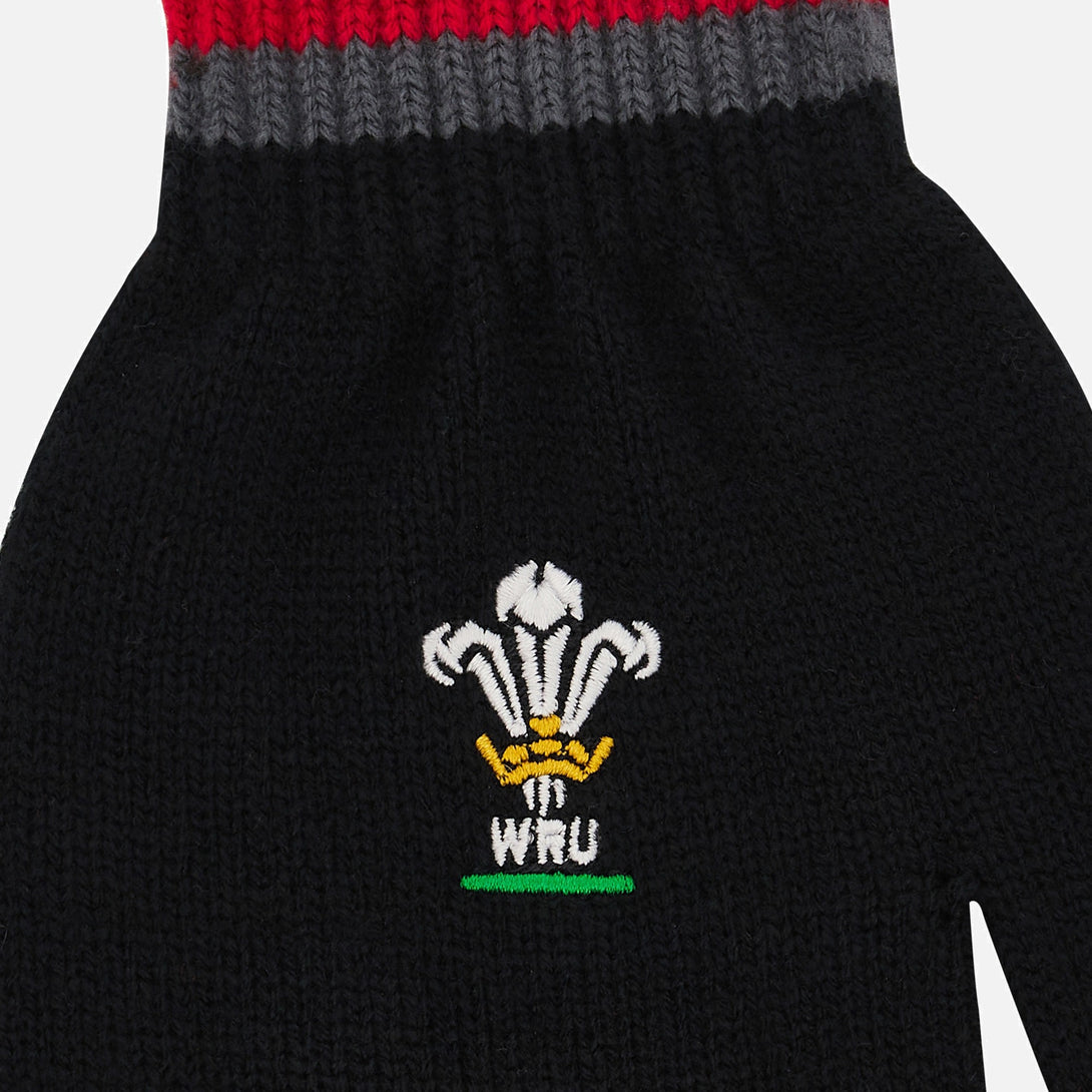 Macron Wales Official WRU 22/23 Warm Grip Gloves Smartphone Touch