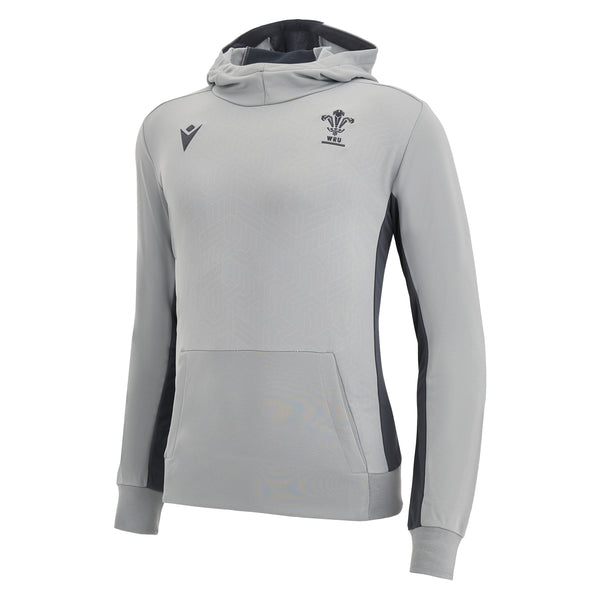 Macron Wales Official WRU 22/23 Mens Rugby Travel Hoodie