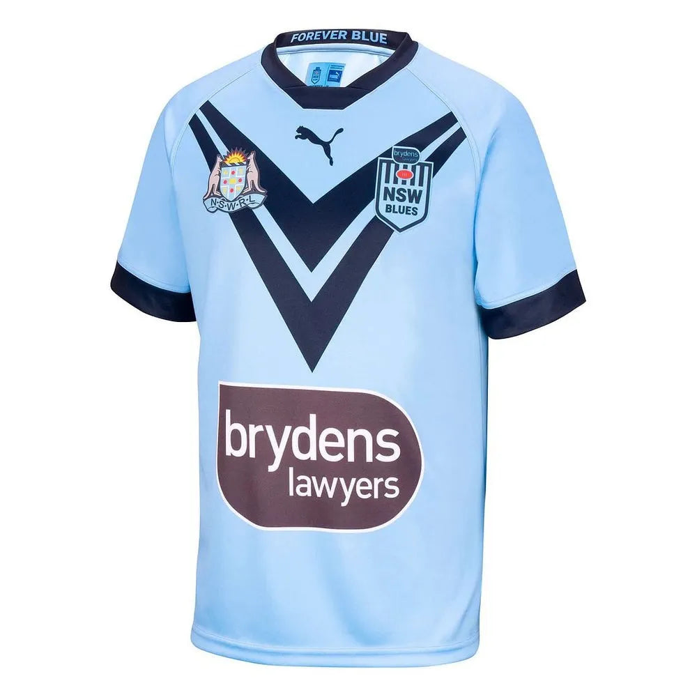 Puma New South Wales Blues Kids Home Rugby Shirt