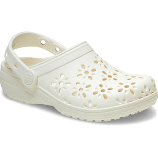Crocs Classic Floral Cut Out Womens Clogs