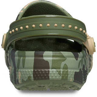 Crocs Classic Strap-Back Camo Kids Clogs