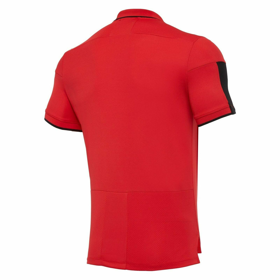 Macron Wales WRU Travel Player Tech Polo Adults