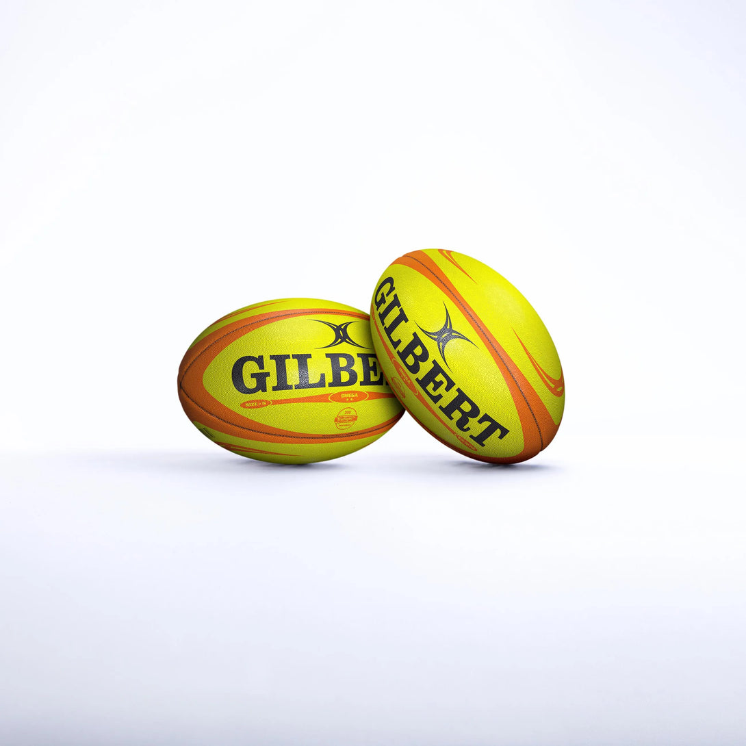 Gilbert Omega Rugby Match Ball Yellow 