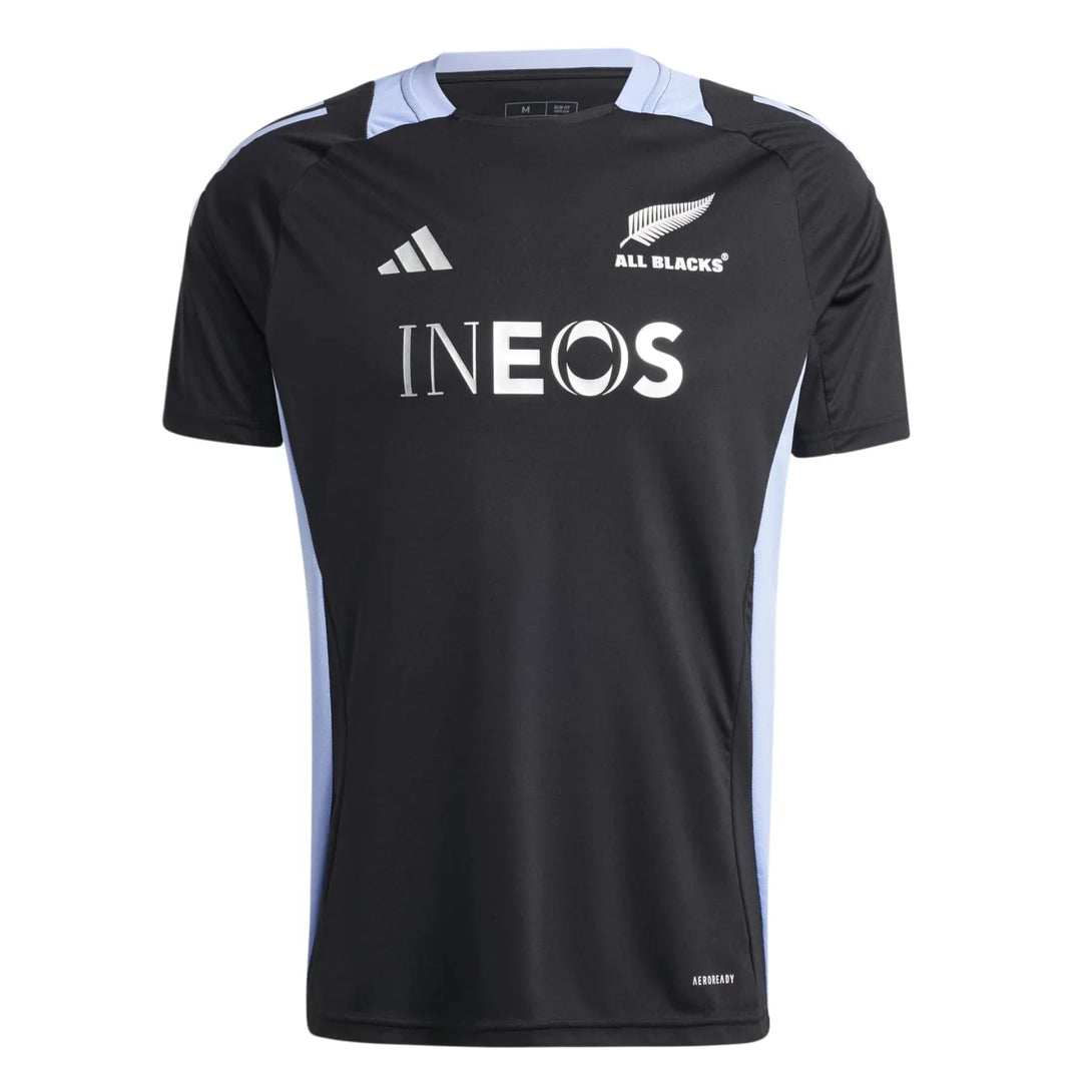 adidas All Blacks New Zealand Adults Rugby AEROREADY Short Sleeve T-Shirt