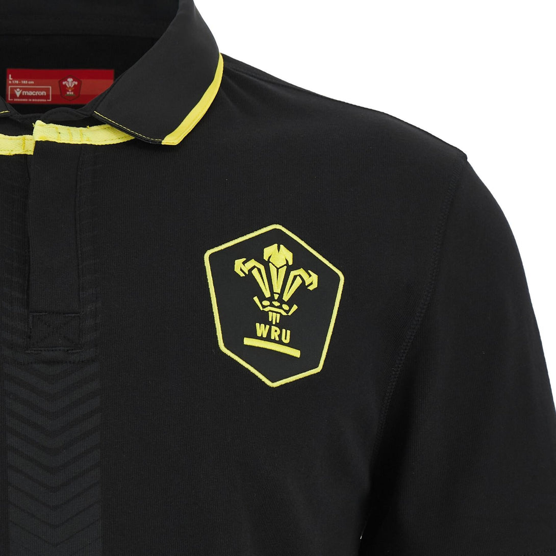 Macron Wales WRU 23/24 6 Nations Away Rugby Shirt