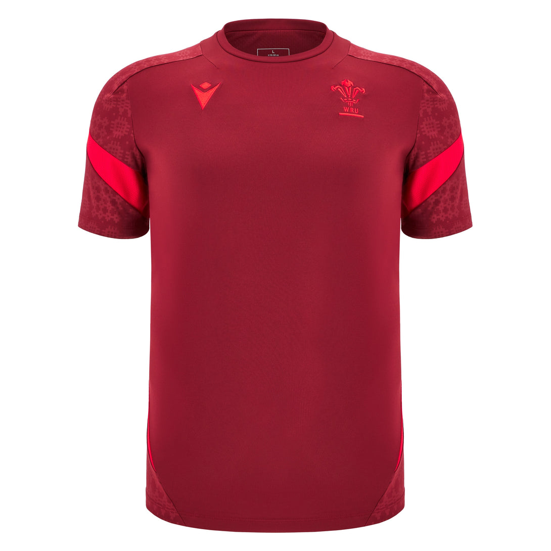 Macron Wales WRU 2025/26 Mens Players Training T-Shirt