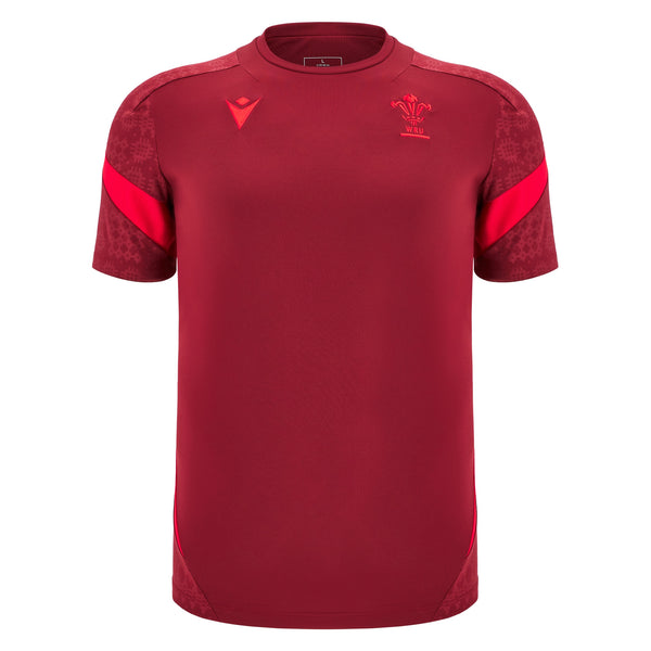 Macron Wales WRU 2025/26 Mens Players Training T-Shirt