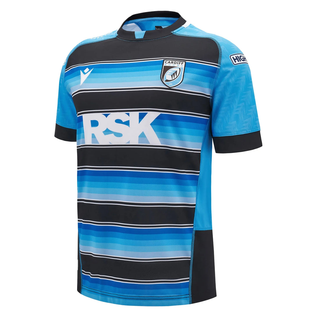 Macron Cardiff Rugby 2024/25 Adults Home Rugby Shirt