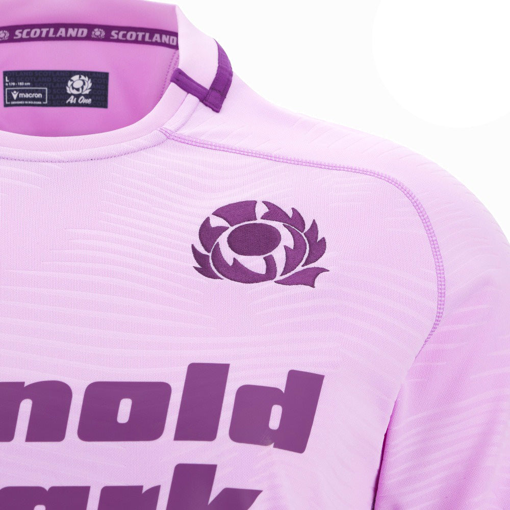 Macron Scotland SRU 2025/26 Mens Away Rugby Shirt