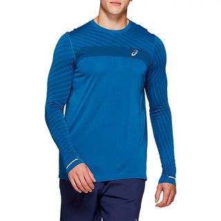 ASICS Mens Long Sleeve Seamless Texture T-Shirt