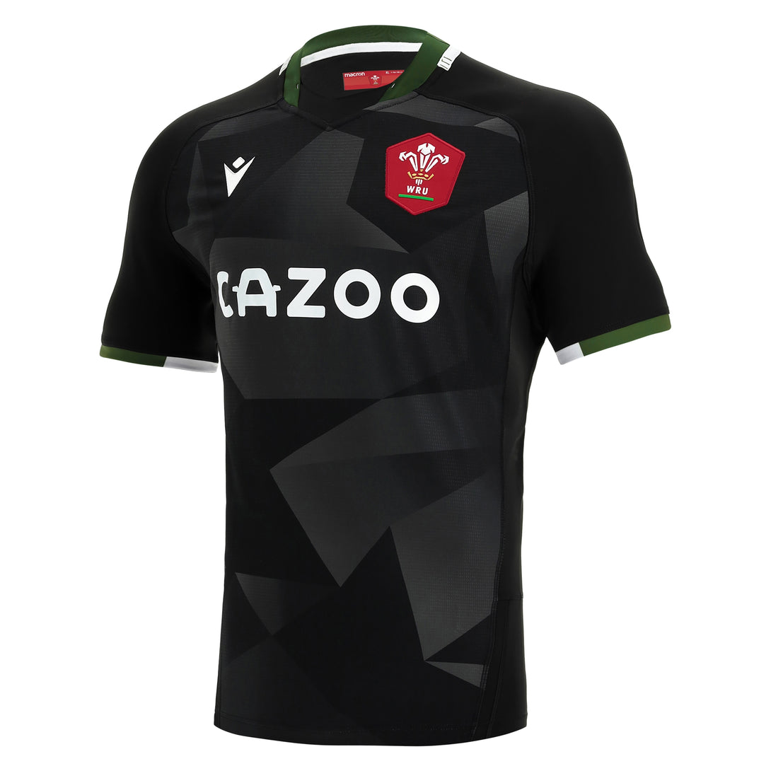 Macron Wales WRU Kids Away Rugby Shirt