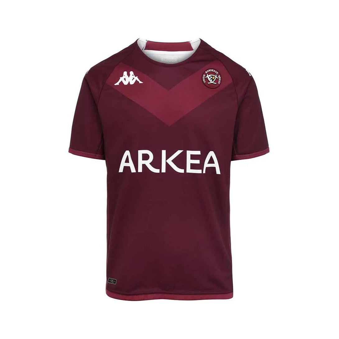 Kappa Bordeaux Mens Home Rugby Shirt