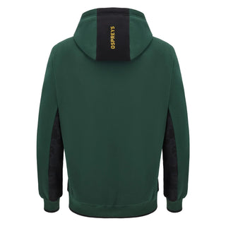 Macron Ospreys Rugby 2024/25 Adults Cotton Travel Hoodie