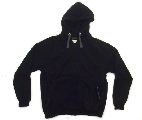 Rugby Heaven Kooga Mens Black Zip Thru Hoody - www.rugby-heaven.co.uk