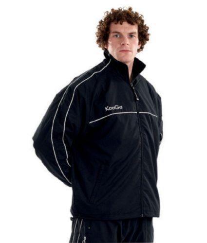 Rugby Heaven Kooga Teamwear Track 2008 Black/white Adults Jacket - www.rugby-heaven.co.uk