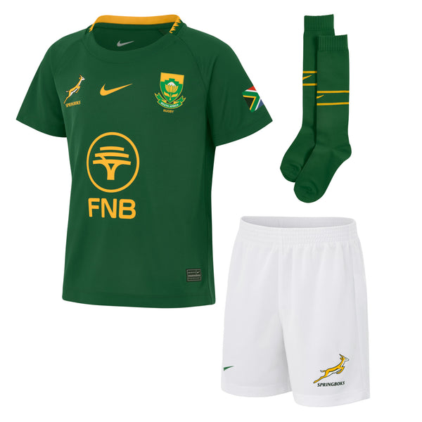 Nike South Africa Springboks 2025 Little Kids Home Rugby Kit