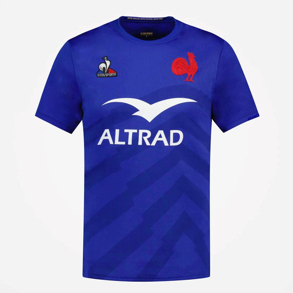 Le Coq Sportif Mens France Rugby Home Shirt