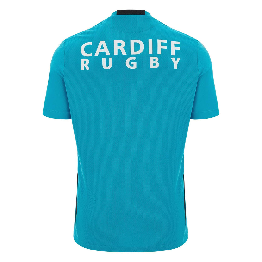 Rugby Heaven Macron Cardiff Rugby Mens Training Poly T Shirt - www.rugby-heaven.co.uk