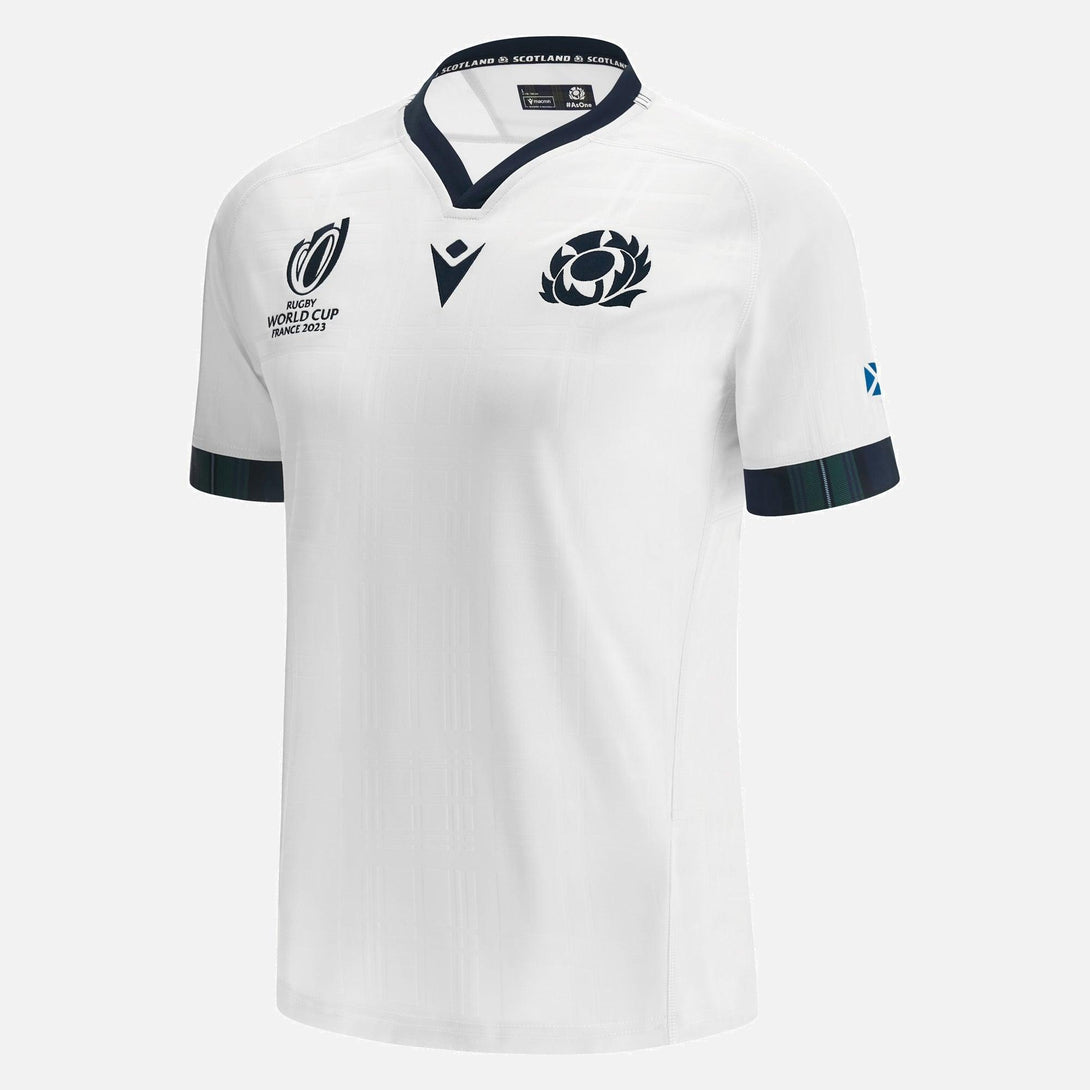 Macron Scotland SRU Rugby World Cup 2023 Mens Away Rugby Shirt