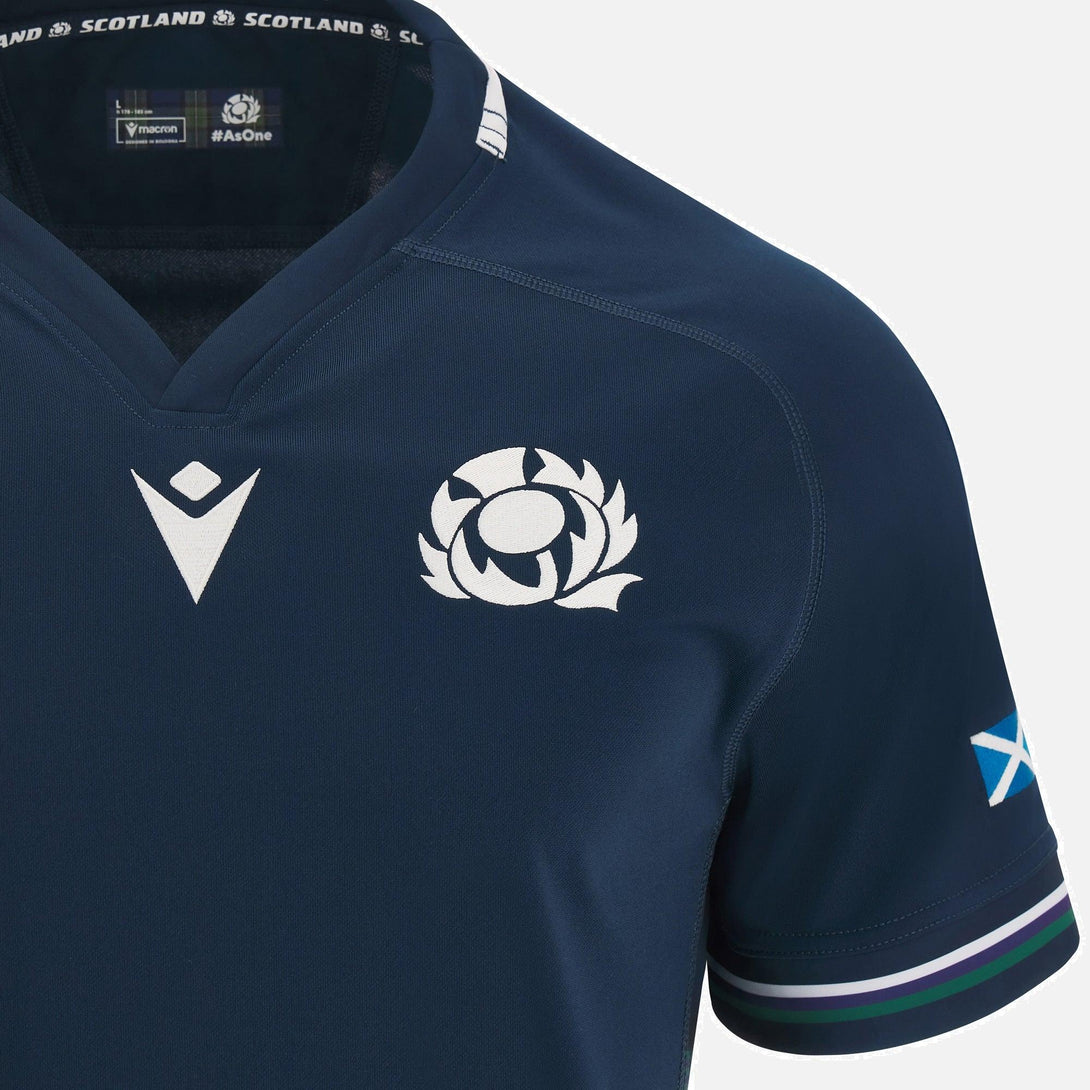 Macron Scotland SRU Rugby World Cup 2023 Mens Home Rugby Shirt