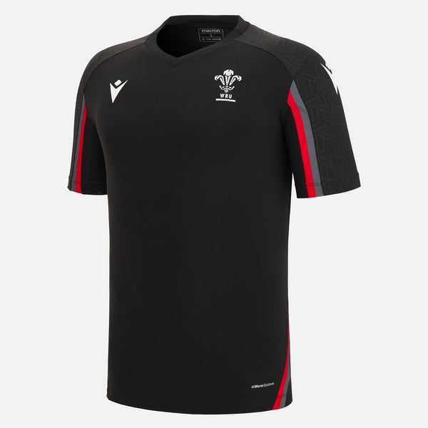 Macron Wales WRU Mens Rugby Staff Training Shirt
