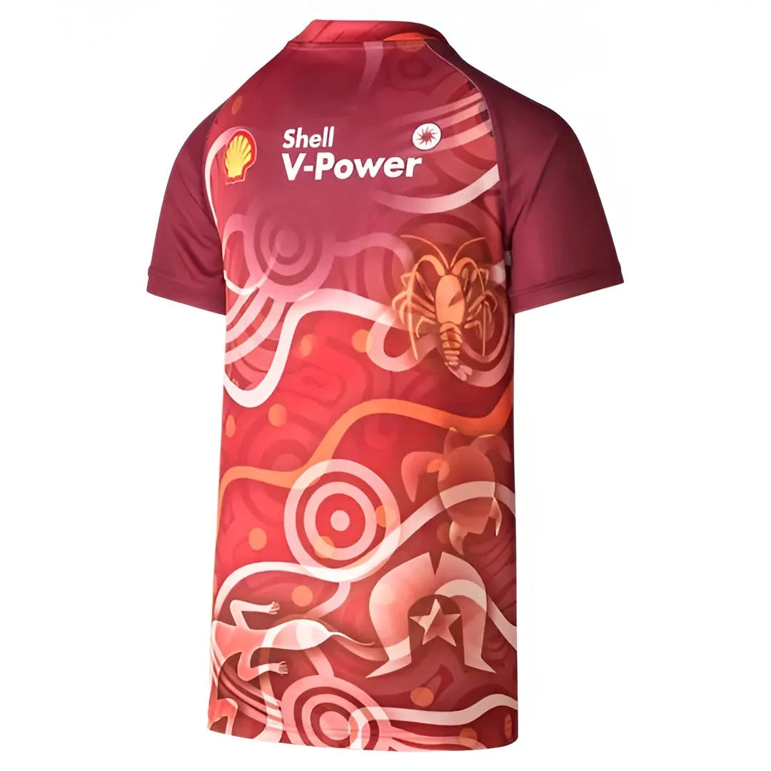 Puma Queensland Maroons Mens Indigenous Rugby Shirt