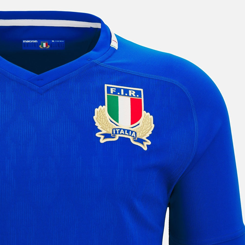 Macron Italy Mens Home Rugby Shirt