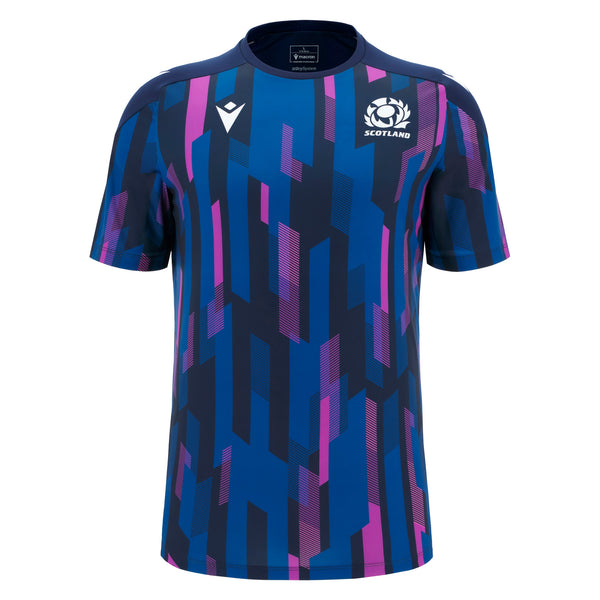 Macron Scotland SRU 2025/26 Mens Warm Up Training T-Shirt