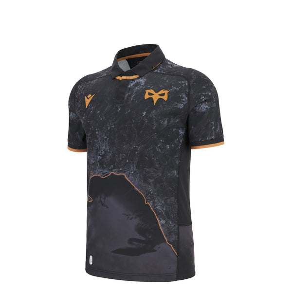 Macron Ospreys Rugby 2025/26 Kids Home Rugby Shirt