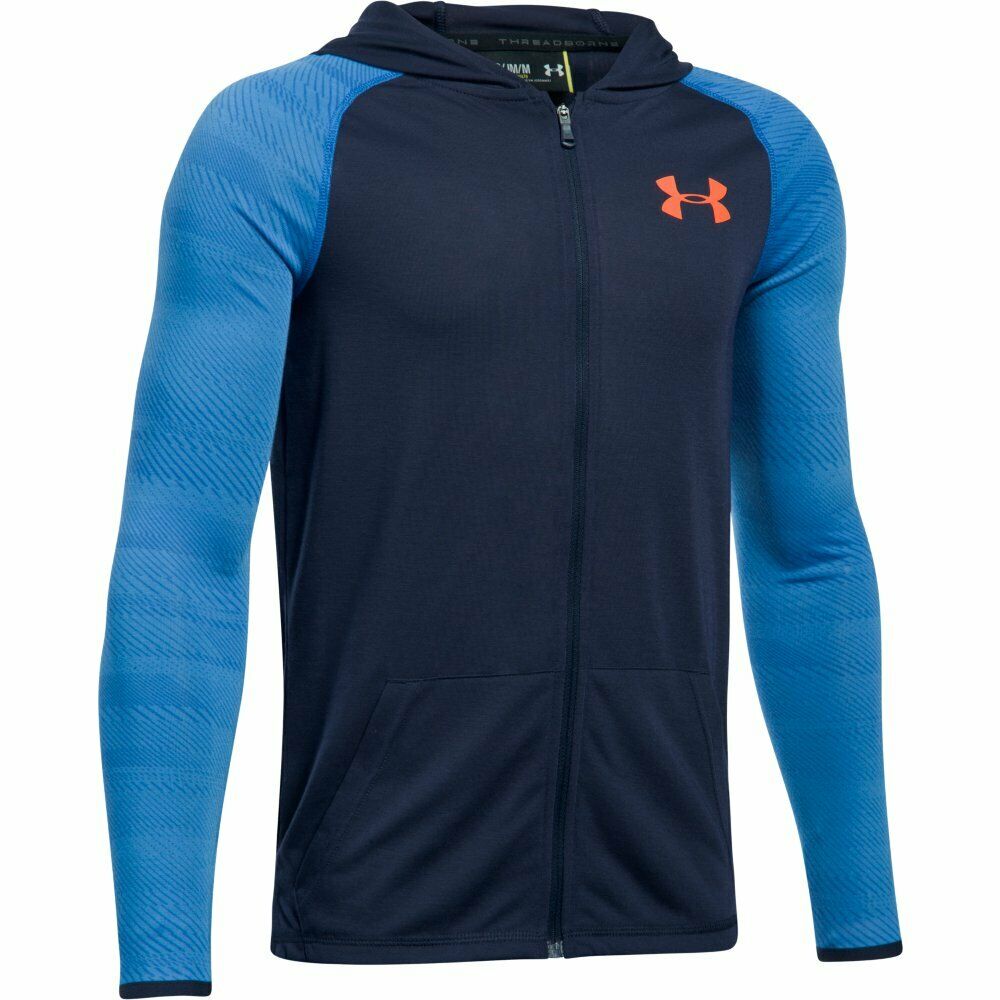 Under Armour Boy's Threadborne Full Zip Hoody