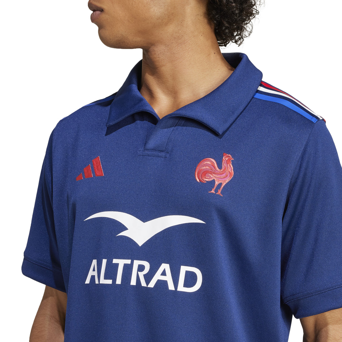 adidas France FFR 2024/25 Adults Home Rugby Shirt 