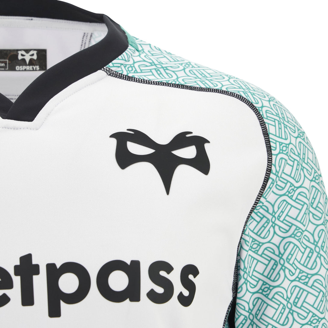 Macron Ospreys Rugby 2025/26 Mens Away Rugby Shirt